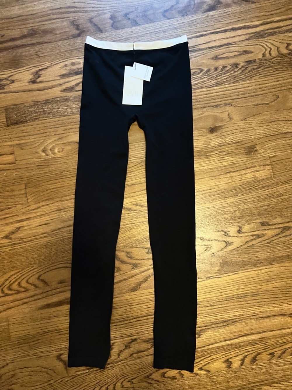 Zara Black Leggings with White Tags